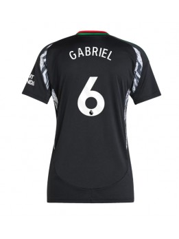 Billige Arsenal Gabriel Magalhaes #6 Bortedrakt Dame 2024-25 Kortermet